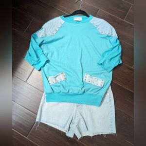 Maori Bee 3/4 Sleeves Vintage Sweater GUC